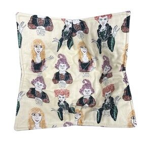 Hand Crafted Bowl Cozy Bowl Holder Microwavable  Cotton Padded Hocus Pocus Witch